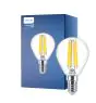Philips Master Value LED Lustre E14 Boule Filament Claire 3.4W 470lm - 927 Blanc Très Chaud | Meilleur rendu des couleurs - Dimmable - Équivalent 40W