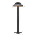 Nordlux Solar Éclairage de jardin Justina Métal Anthracite 5W 400lm - 830 Blanc Chaud | Détecteur de Mouvement et de Lumière