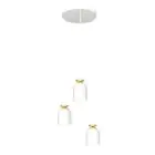 Emibig Suspension Luminaire Target Acier Blanc | Convient pour 3x E27 - Max 15W