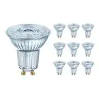 Lot 10x Osram Performance Spot LED Réflecteur GU10 PAR16 4.5W 350lm 36D - 940 Blanc Froid | Meilleur Rendu Des Couleurs - Dimmable - Équivalent 50W