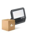 Lot 4x Ledvance Projecteur LED Aluminium Noir 41W 6000lm 100D - 840 Blanc Froid | IP66 - Symétrique