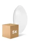 Lot 5x Ledvance Surface Circulaire 400 Blanc 24W 1920lm - 840 Blanc Froid | IP44