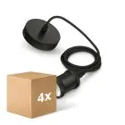 Lot 4x Philips Cord Vintage Noir