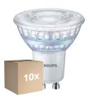 Lot 10x Philips MASTER Value Spot LED GU10 PAR16 5.5W 575lm 36D - 940 Blanc Froid | Meilleur Rendu Des Couleurs - Dimmable - Équivalent 80W