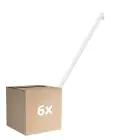 Lot 6x Osram LEDinestra HD Lumièreing S14s 9.9W 1055lm - 927 Blanc Très Chaud | Meilleur Rendu Des Couleurs - Dimmable - Équivalent 75W