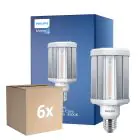 Lot 6x Philips TrueForce LED E27 HPL Claire 42W 6000lm 360D - 840 Blanc Froid | Équivalent 125W