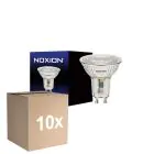 Lot 10x Noxion Spot LED GU10 PAR16 3.6W 345lm 36D - 830 Blanc Chaud | Équivalent 50W