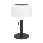 Eglo Lampe De Chevet Montapalma Acier Noir 2W 190lm - 830 Blanc Chaud | IP54 - Dimmable - USB-C