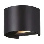 Eglo Applique Murale Calpino 3 Aluminium Noir 2W 420lm - 830 Blanc Chaud | IP54