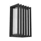 Eglo Applique Murale Genovese Aluminium Noir 10W 1050lm - 865 Lumière Du Jour | IP65